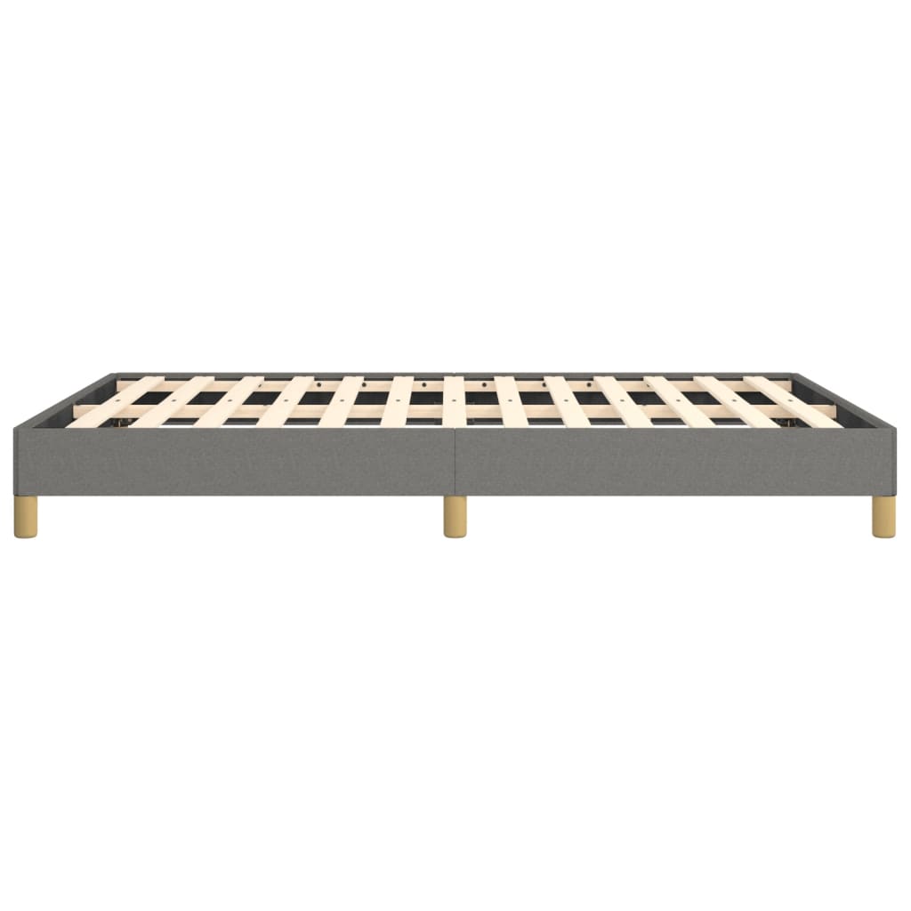 vidaXL Bed Frame Dark Gray 53.9"x74.8" Full Fabric