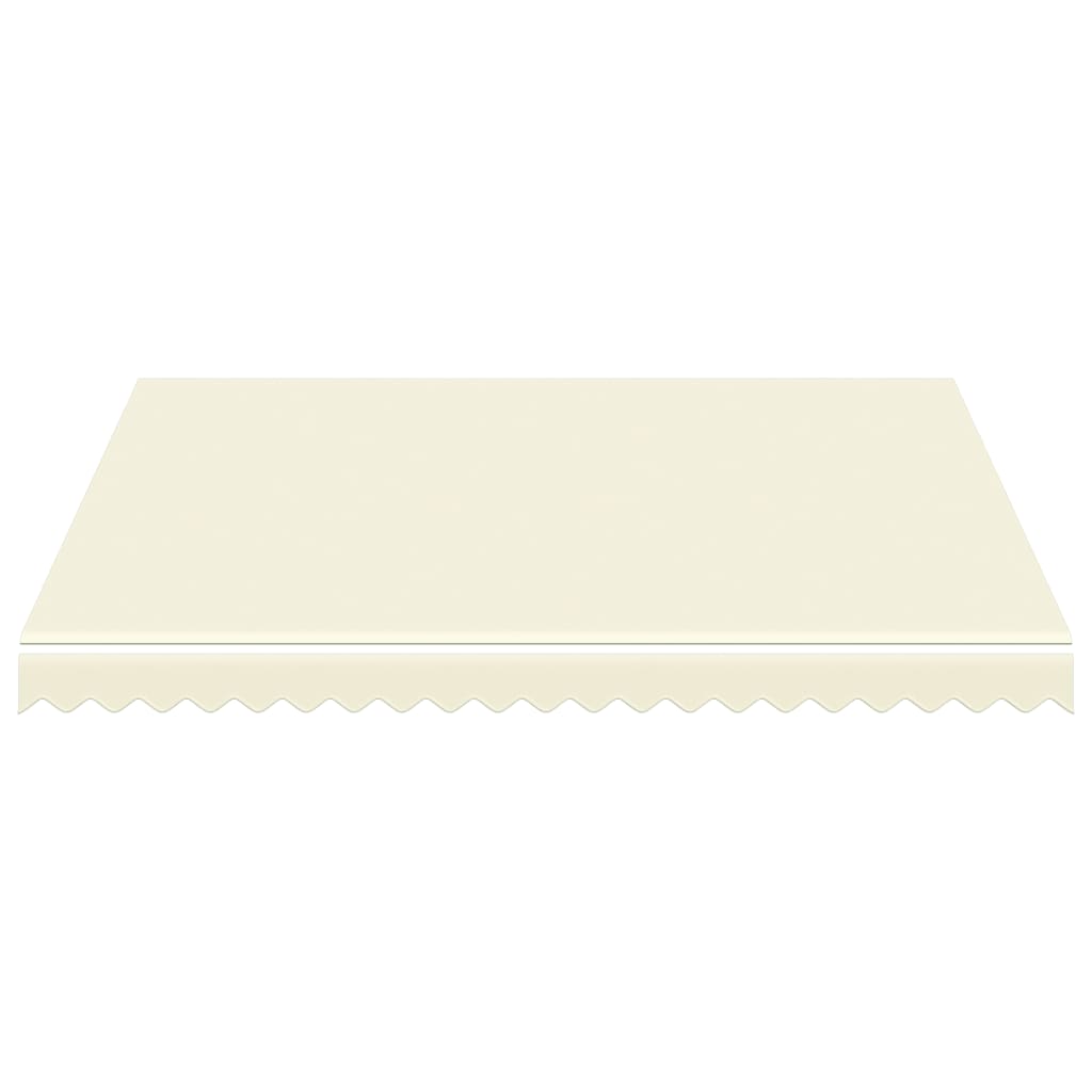 vidaXL Awning Top Sunshade Canvas Cream 118.1"x98.4"