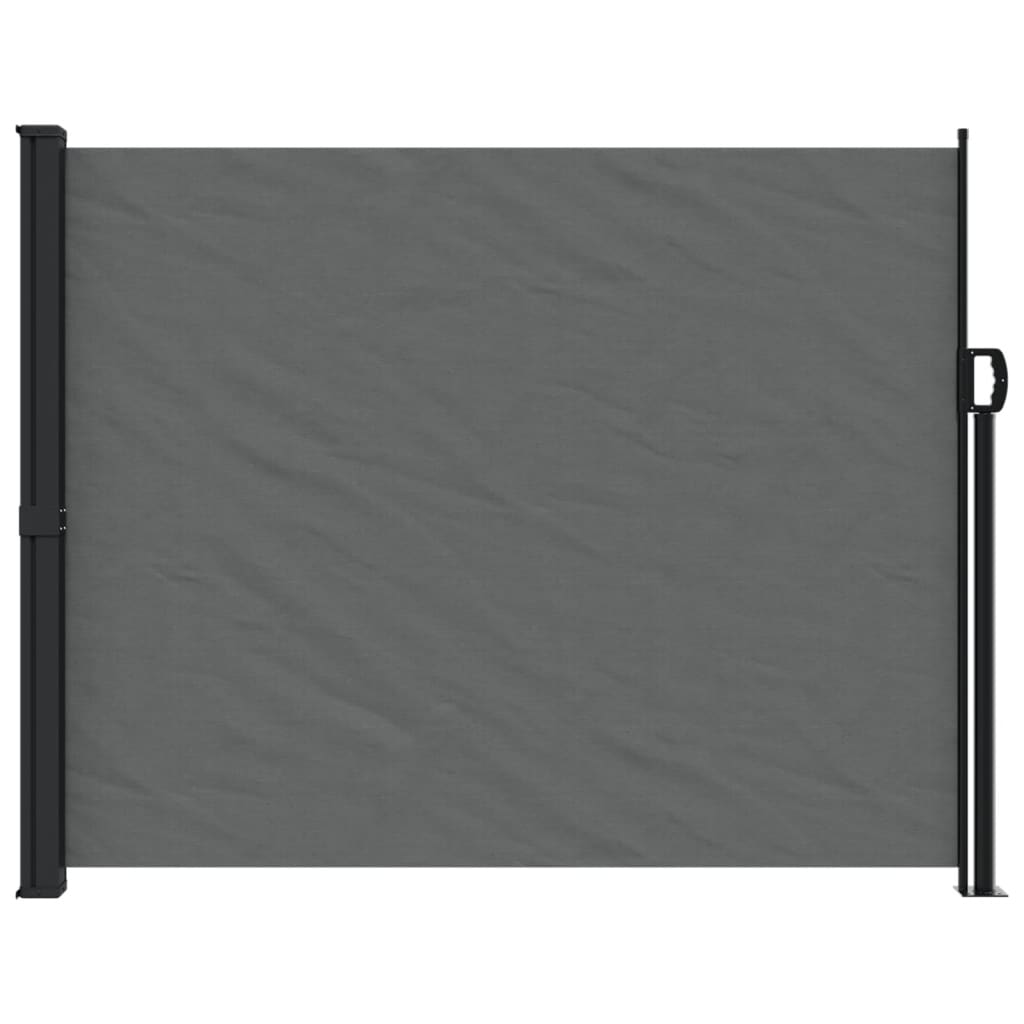 vidaXL Retractable Side Awning Anthracite 63"x236.2"