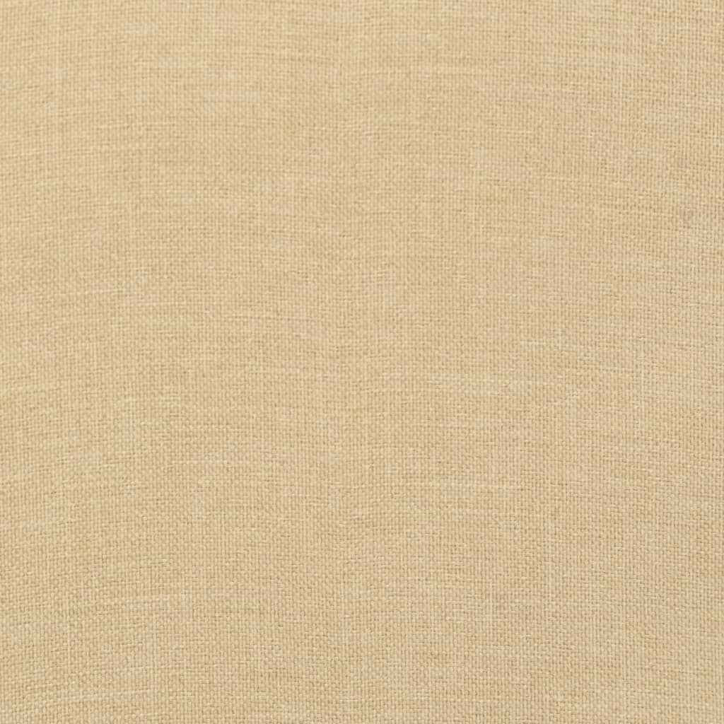 vidaXL Lowback Chair Cushions 6 pcs Melange Beige 39.4"x19.7"x1.6" Fabric