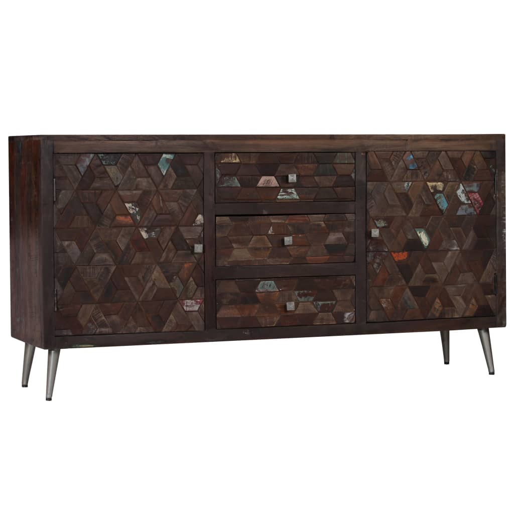 vidaXL Sideboard Solid Reclaimed Wood 63"x15.7"x31.5"