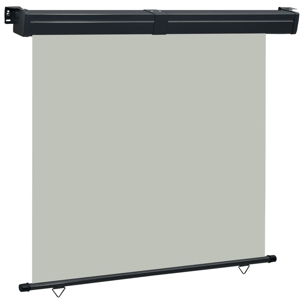 vidaXL Balcony Side Awning 63"x98.4" Gray