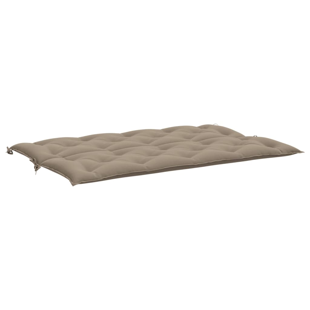 vidaXL Garden Bench Cushions 2pcs Taupe 59.1"x19.7"x2.8" Oxford Fabric