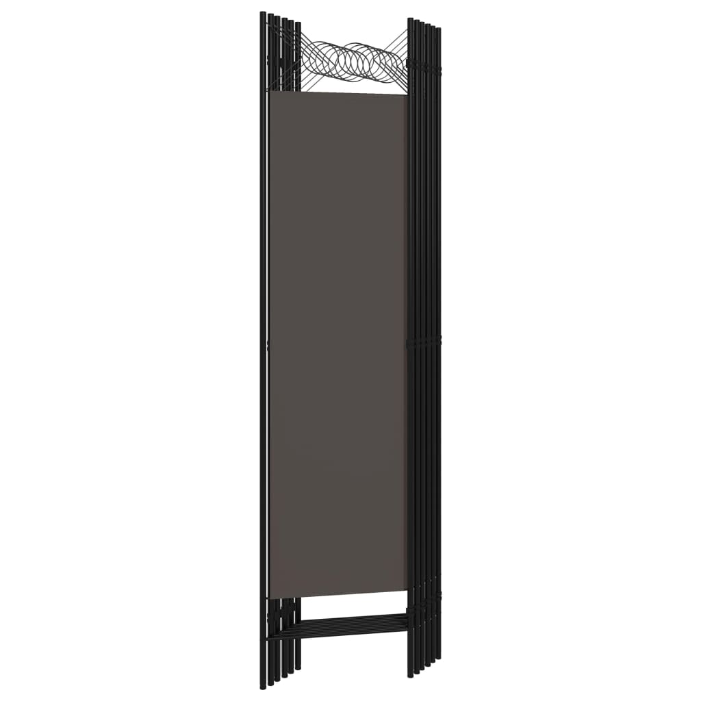 vidaXL 6-Panel Room Divider Anthracite 94.5"x70.9"