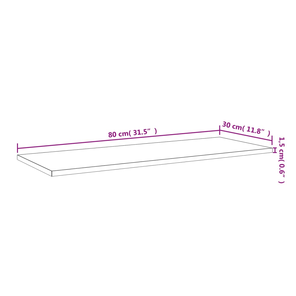 vidaXL Bookshelf Boards 4 pcs White 31.5"x11.8"x0.6" Engineered Wood