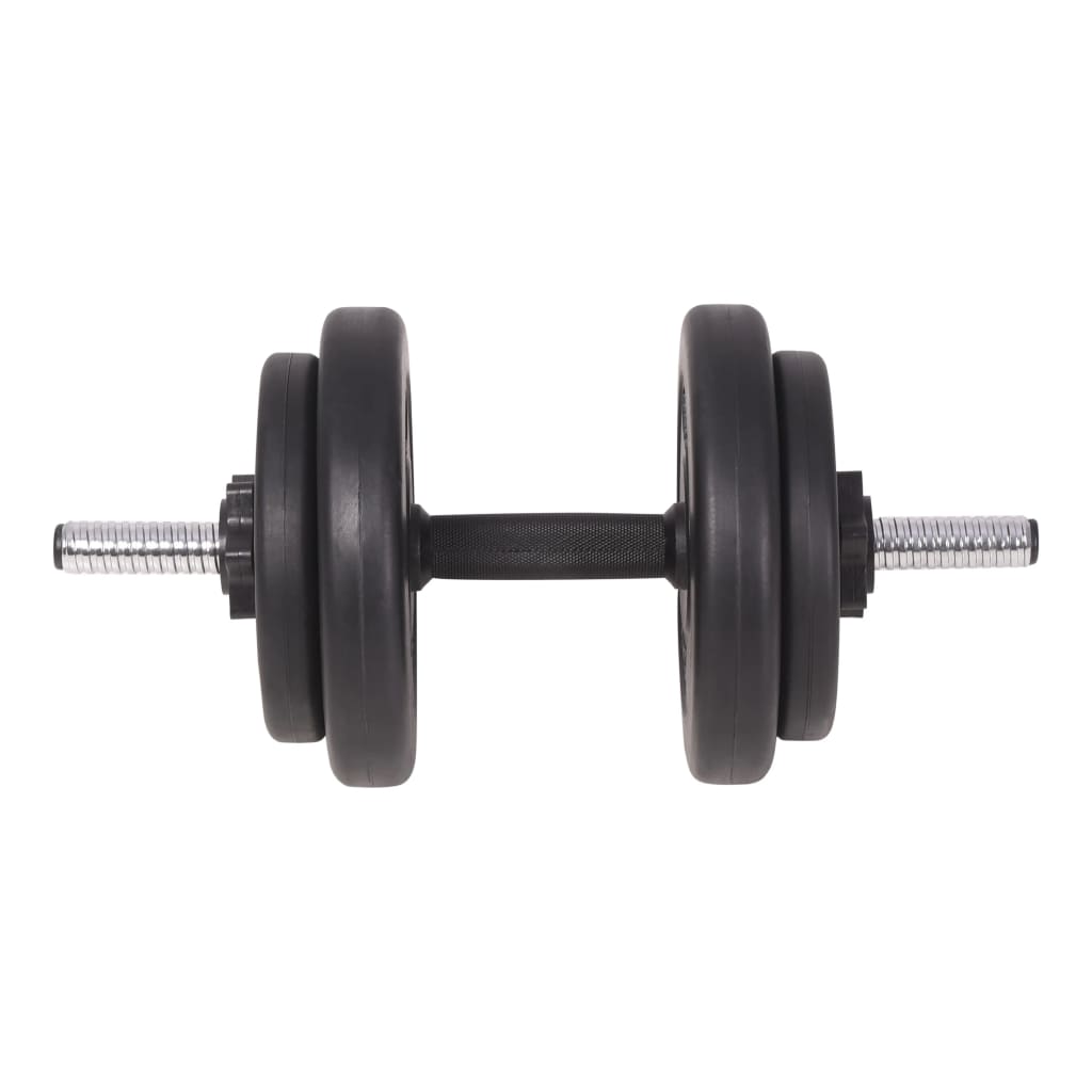 vidaXL Barbell and Dumbbell Set 198.4 lb