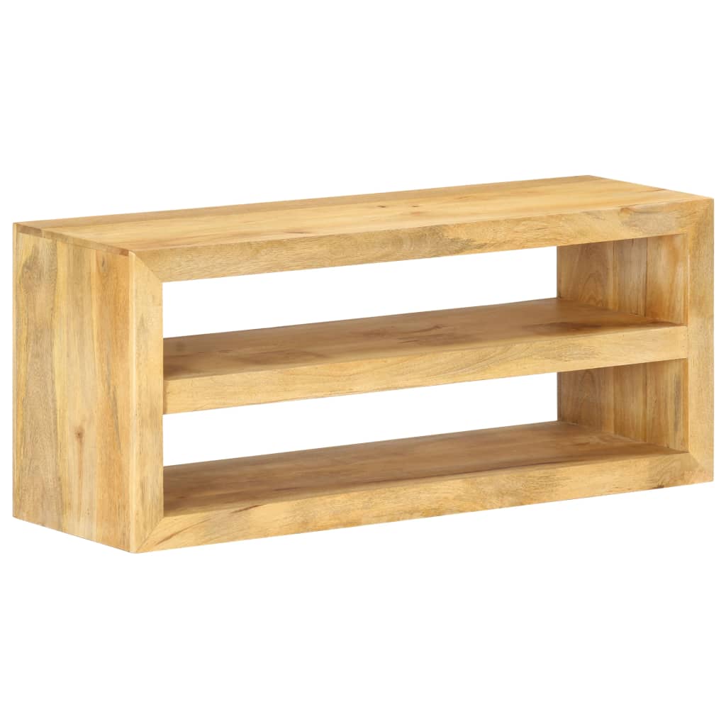 vidaXL TV Stand 42.1"x13.8"x17.7" Solid Wood Mango