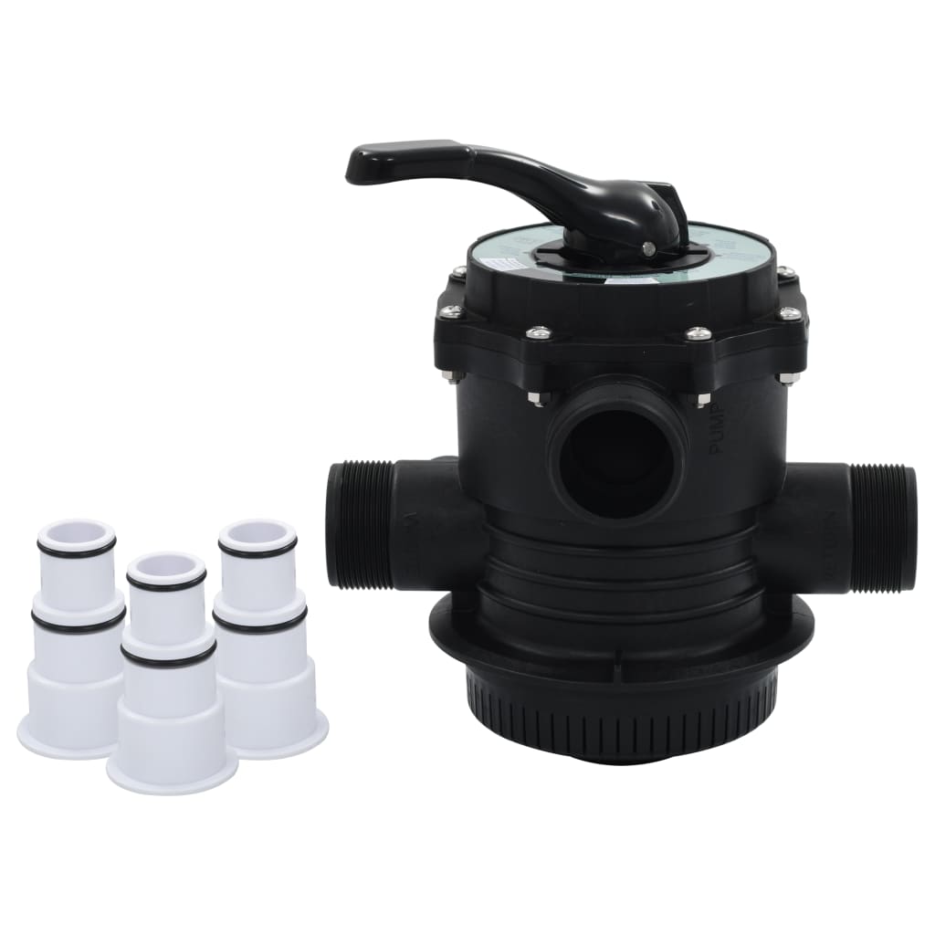 vidaXL Multiport Valve for Sand Filter ABS 1.5" 6-way