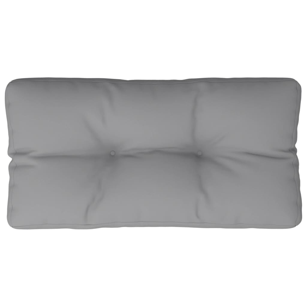 vidaXL Pallet Cushion Gray 27.6"x15.7"x4.7" Fabric