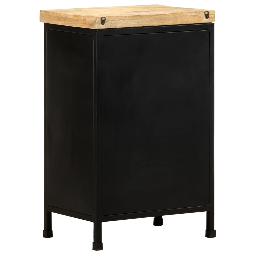 vidaXL Sideboard 18.5"x13.8"x29.9" Rough Mango Wood