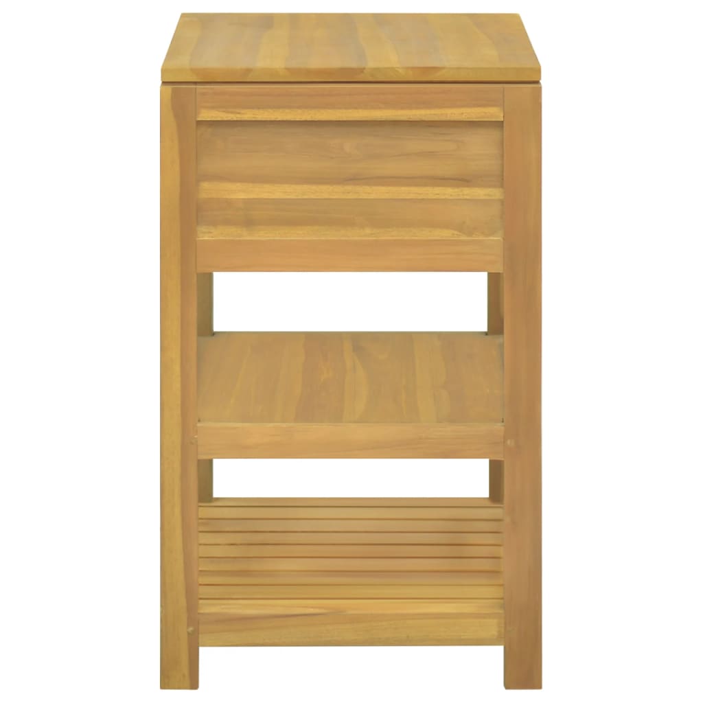 vidaXL Bathroom Cabinet 23.6"x17.7"x29.5" Solid Wood Teak