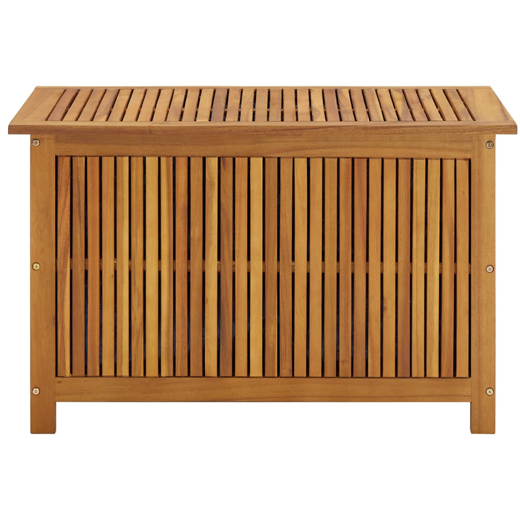 vidaXL Patio Storage Box 35.4"x19.7"x22.8" Solid Wood Acacia