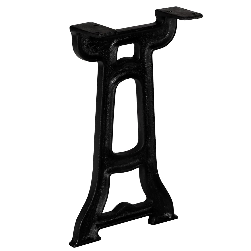 vidaXL Bench Legs 2 pcs Y-Frame Cast Iron