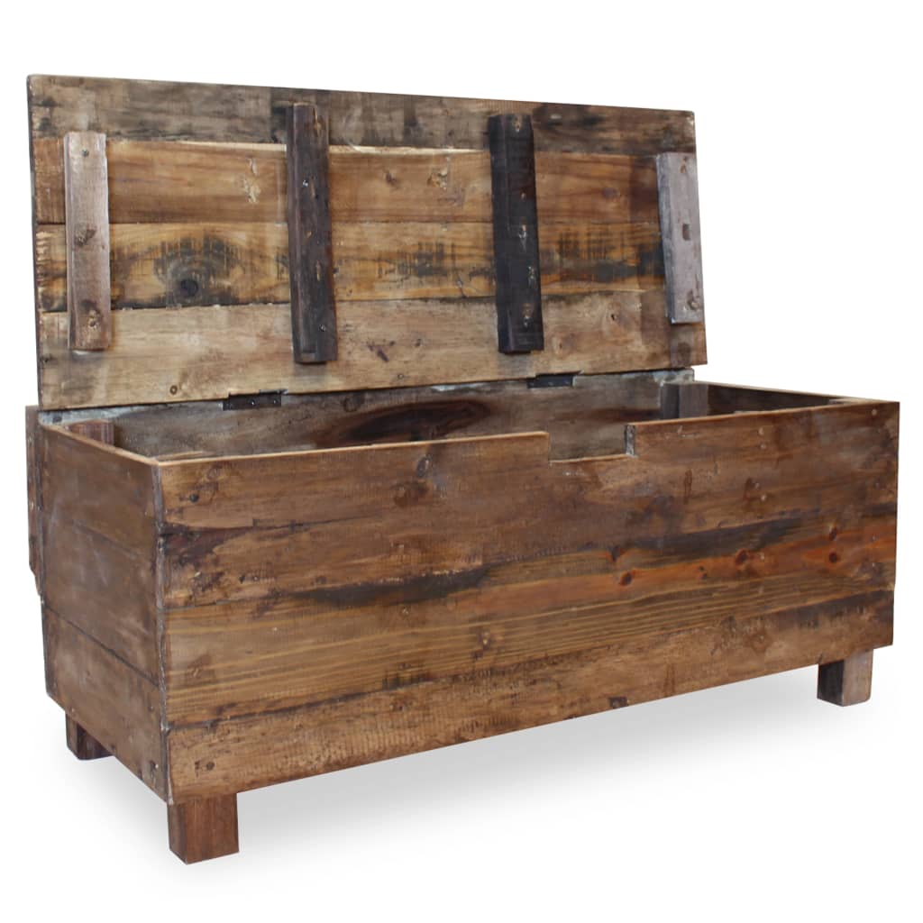 vidaXL Bench Solid Reclaimed Wood 33.9"x15.7"x23.6"