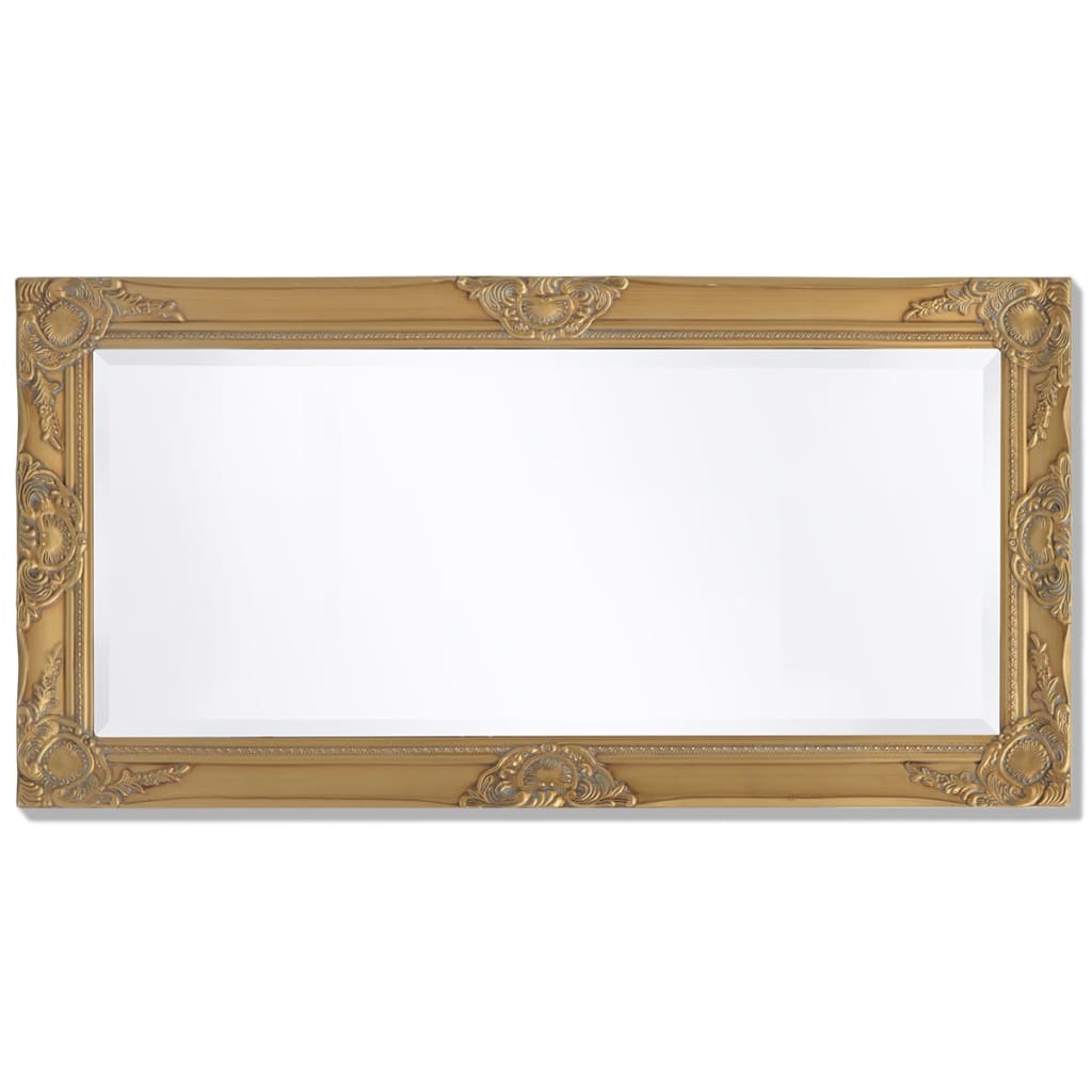 vidaXL Wall Mirror Baroque Style 39.4"x19.7" Gold