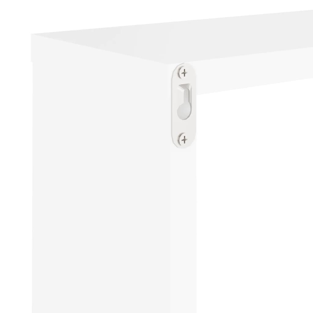 vidaXL Wall Cube Shelves 2 pcs White 11.8"x5.9"x11.8"