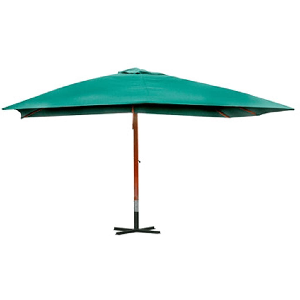 vidaXL Floating Garden Parasol Melia 118.1"x157.5" Green