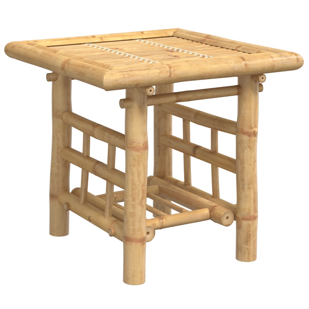 vidaXL Side Table 17.7"x17.7"x17.7" Bamboo