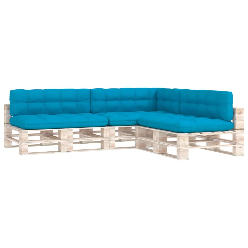 vidaXL Pallet Sofa Cushions 7 pcs Blue