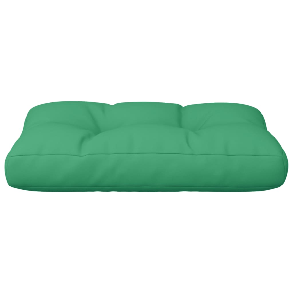 vidaXL Pallet Cushion Green 19.7"x15.7"x4.7" Fabric