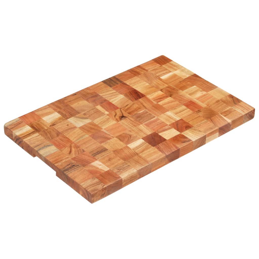 vidaXL Chopping Board 23.6"x15.7"x1.5" Solid Wood Acacia