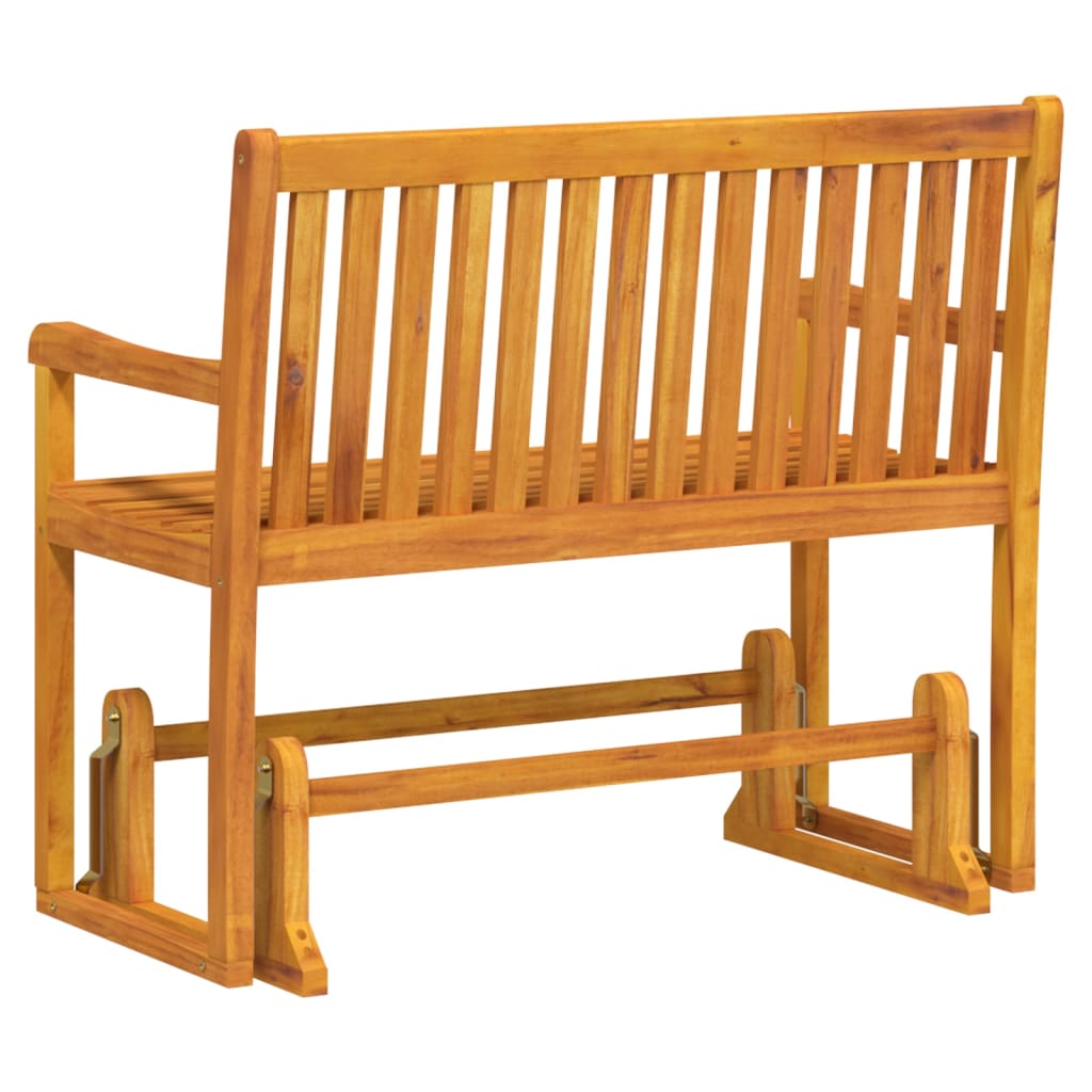 vidaXL Patio Swing Bench 43.3" Solid Acacia Wood