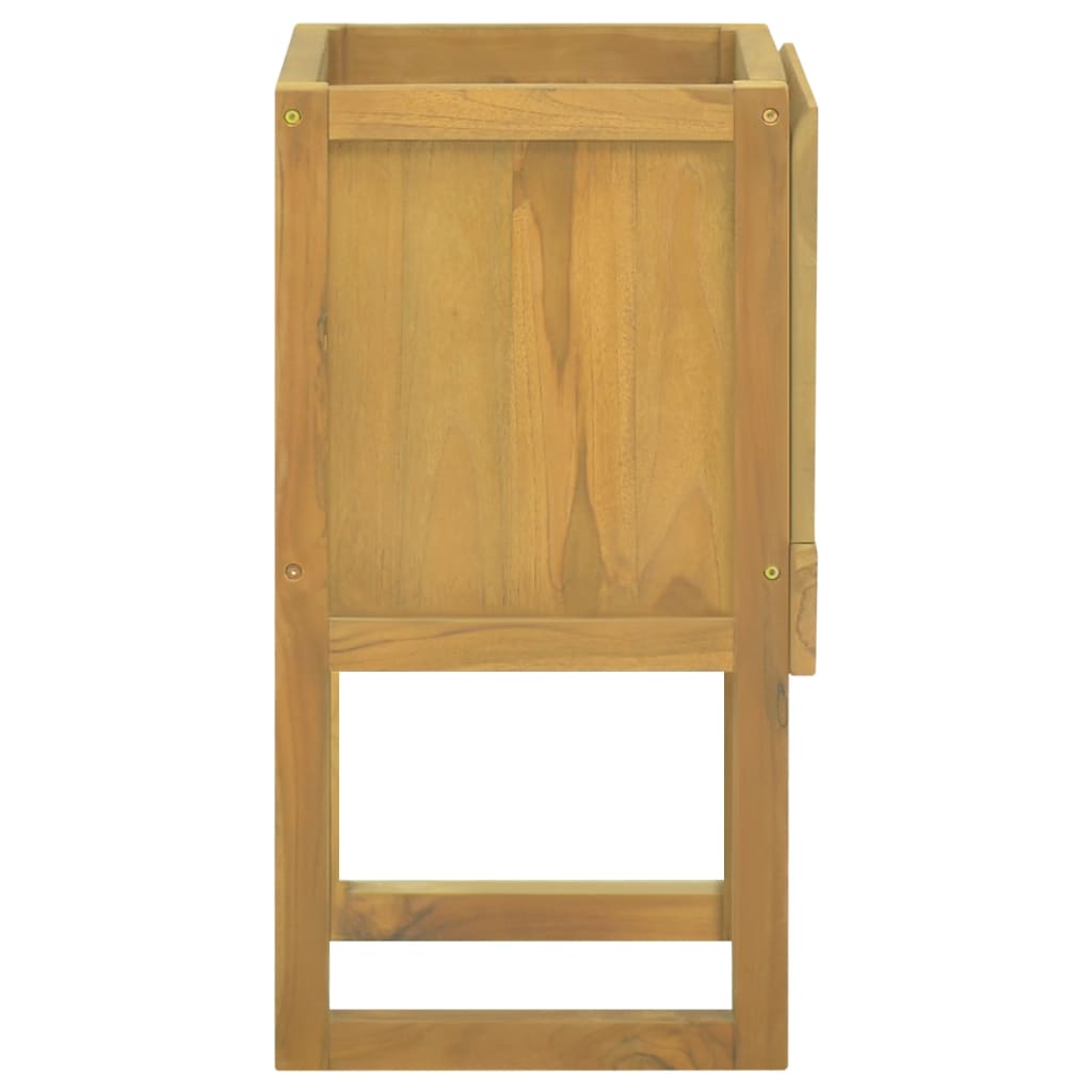 vidaXL Bathroom Cabinet 16.1"x15.7"x29.5" Solid Wood Teak