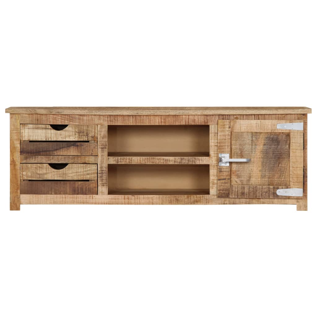 vidaXL TV Stand 47.2"x11.8"x15.7" Solid Wood Mango