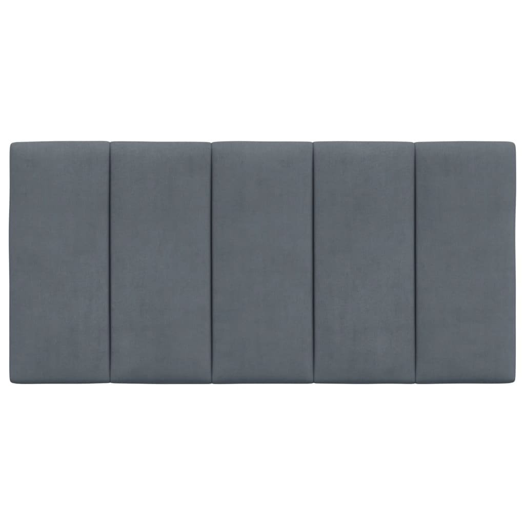 vidaXL Headboard Cushion Dark Gray 39.4" Velvet