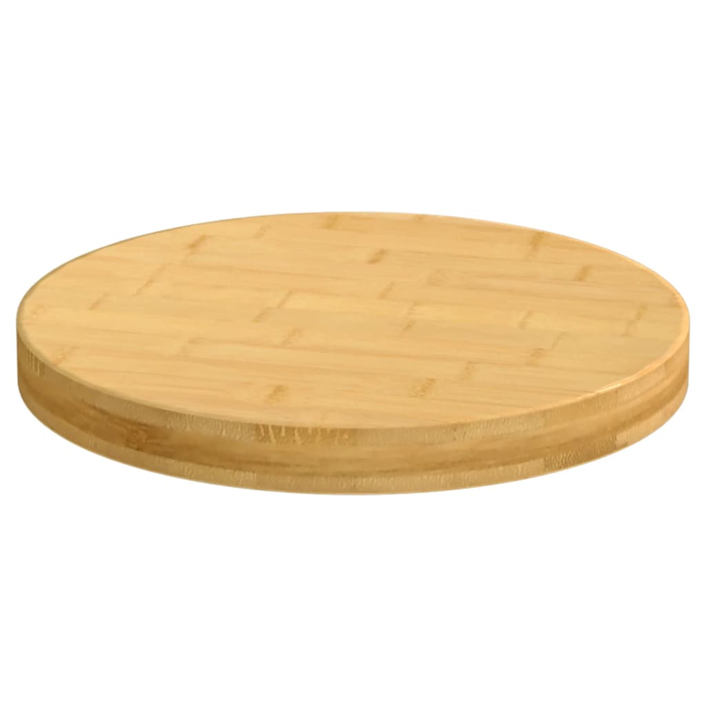 vidaXL Table Top Ø15.7"x1.6" Bamboo