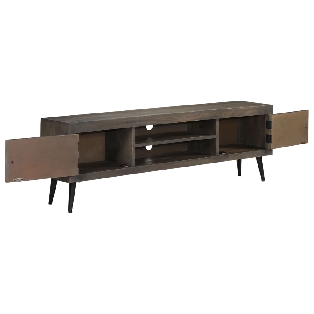 vidaXL TV Stand Solid Wood Mango 55.1"x11.8"x17.7"