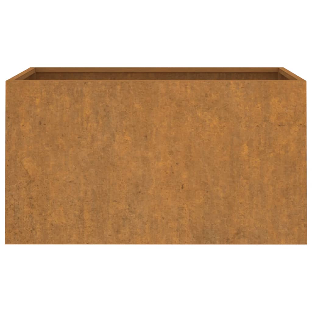 vidaXL Planter 24.4"x15.7"x15.4" Corten Steel