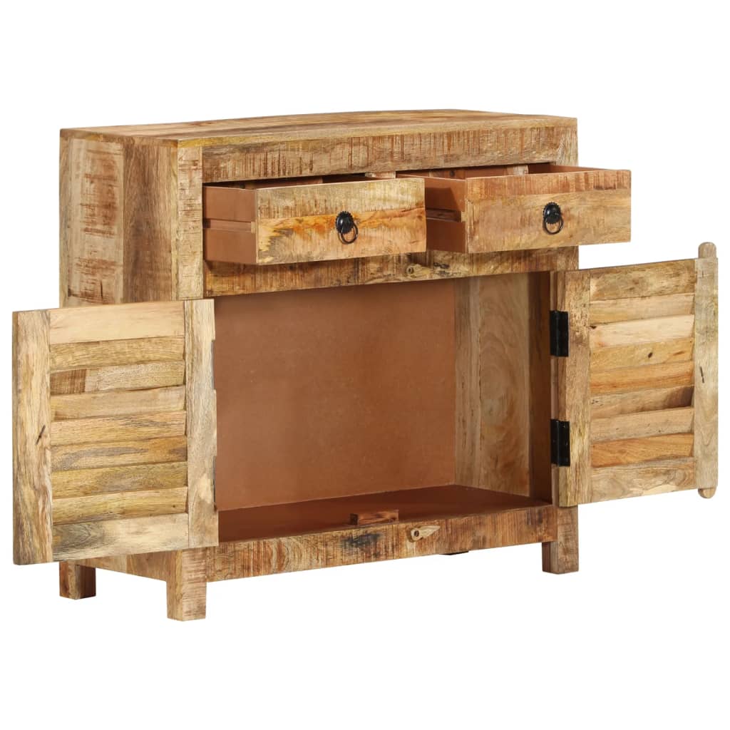 vidaXL Sideboard 27.6"x11.8"x26.8" Solid Wood Mango