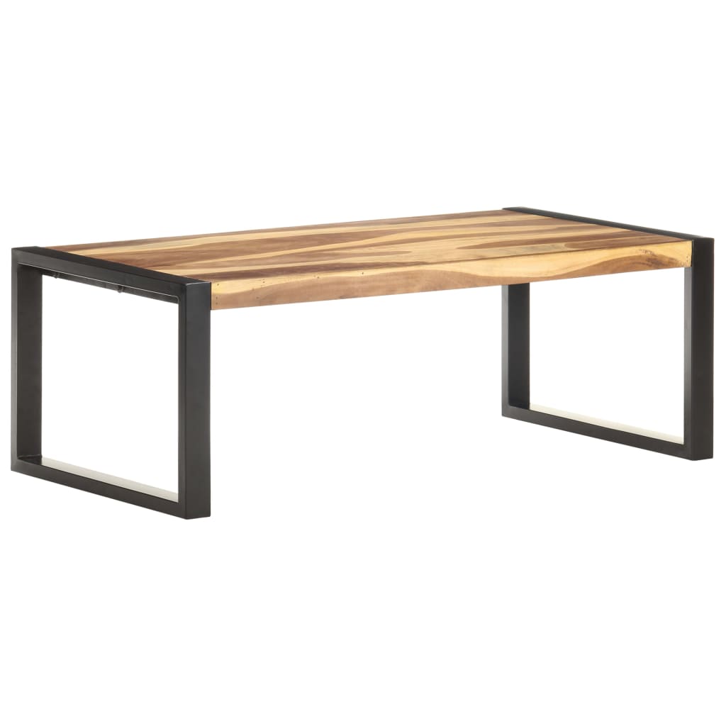 vidaXL Coffee Table 43.3"x23.6"x15.7" Solid Wood