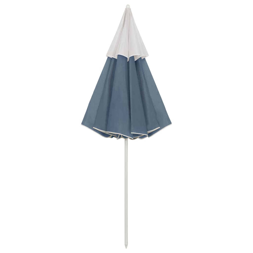 vidaXL Beach Parasol Blue 118.1"