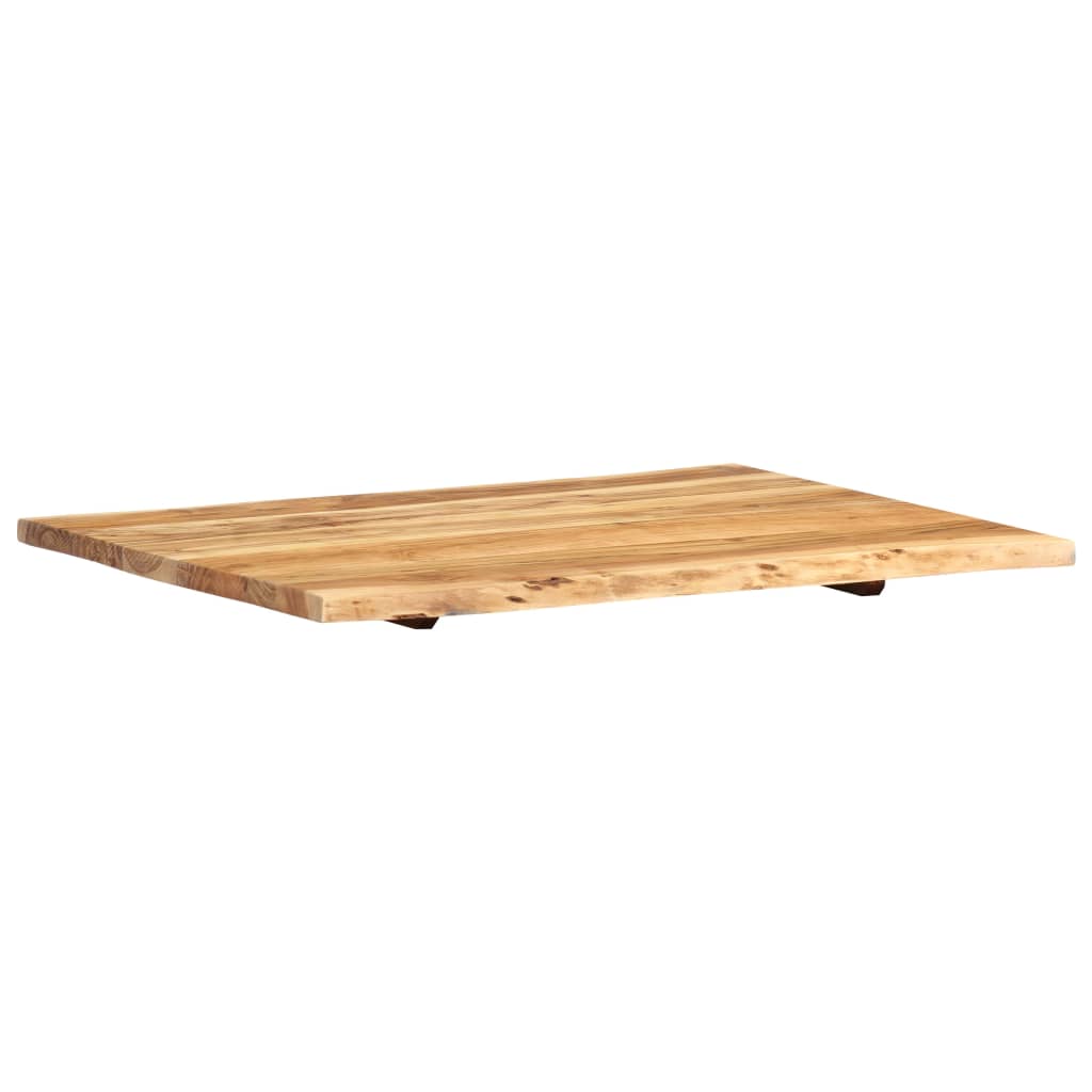 vidaXL Table Top Solid Acacia Wood 31.5"x(19.7"-23.6")x1"