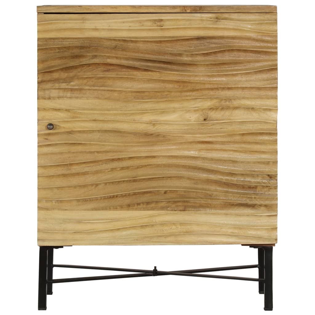 vidaXL Sideboard Solid Mango Wood 23.6"x13.8"x29.5"