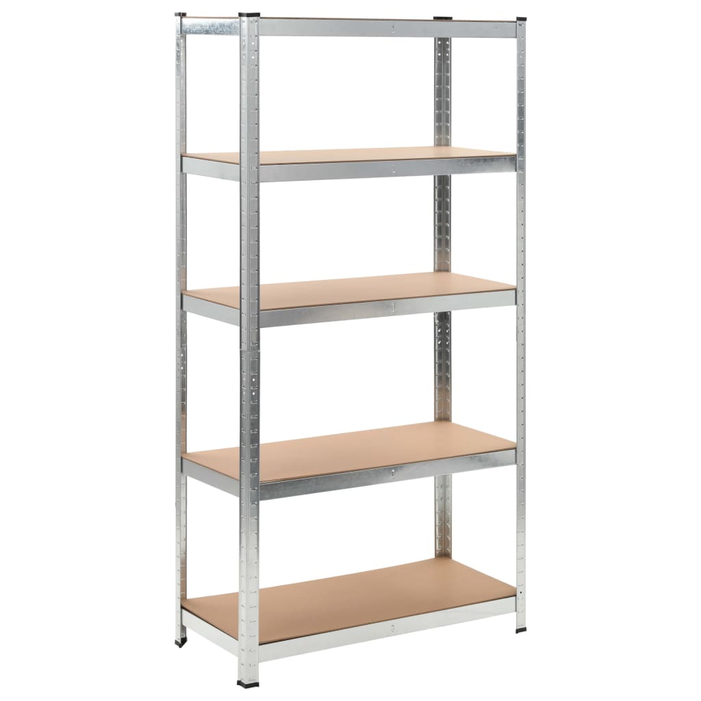 vidaXL Storage Shelves 2 pcs 35.4"x15.7"x70.9" MDF