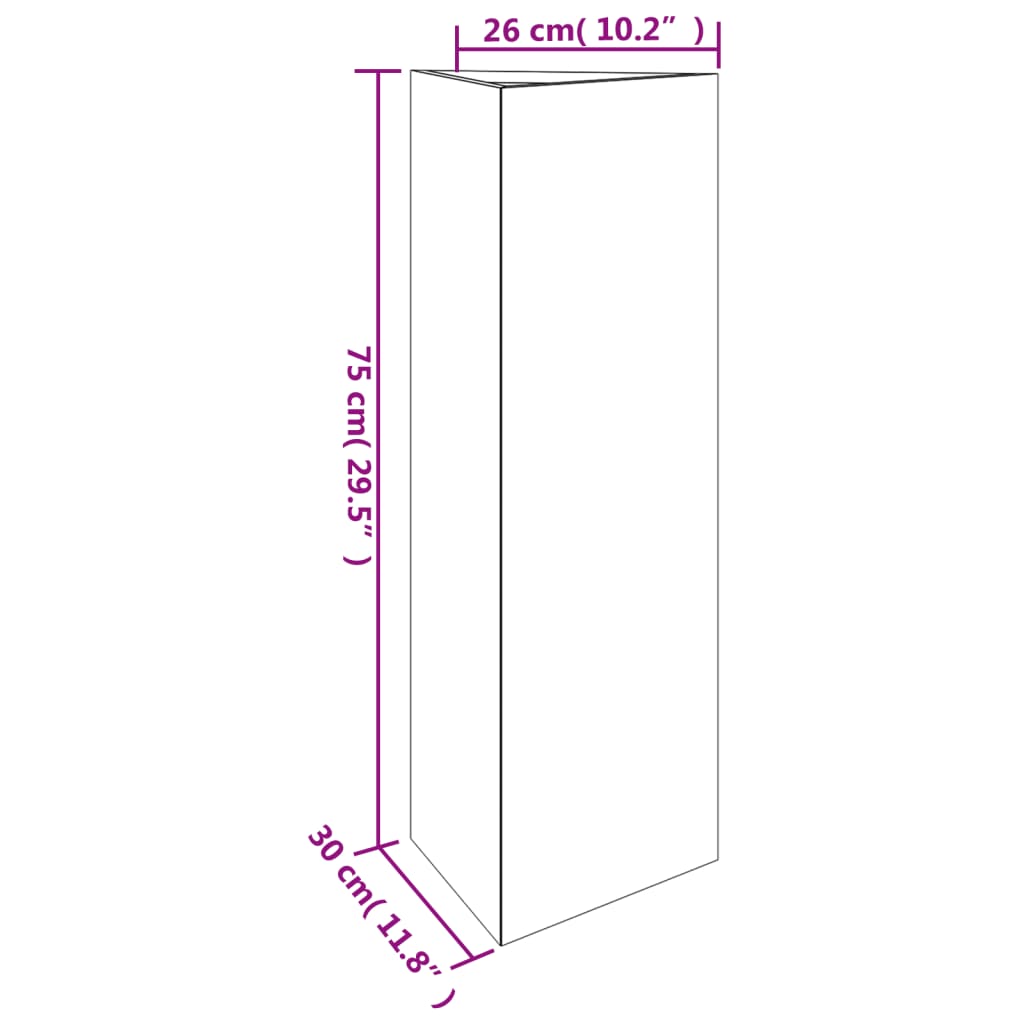 vidaXL Garden Planter 11.8"x10.2"x29.5" Corten Steel