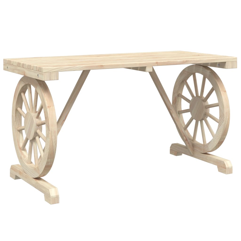 vidaXL Patio Table 45.3"x21.7"x25.6" Solid Wood Fir