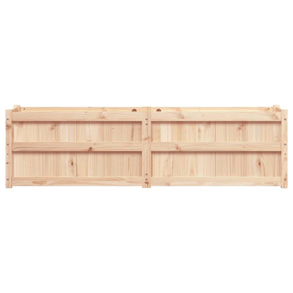 vidaXL Garden Planter 70.9" x 19.7" x 19.7" Solid Wood Pine