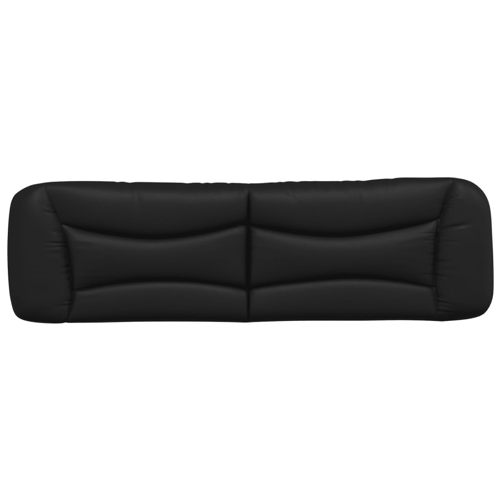 vidaXL Headboard Cushion Black 72" Faux Leather