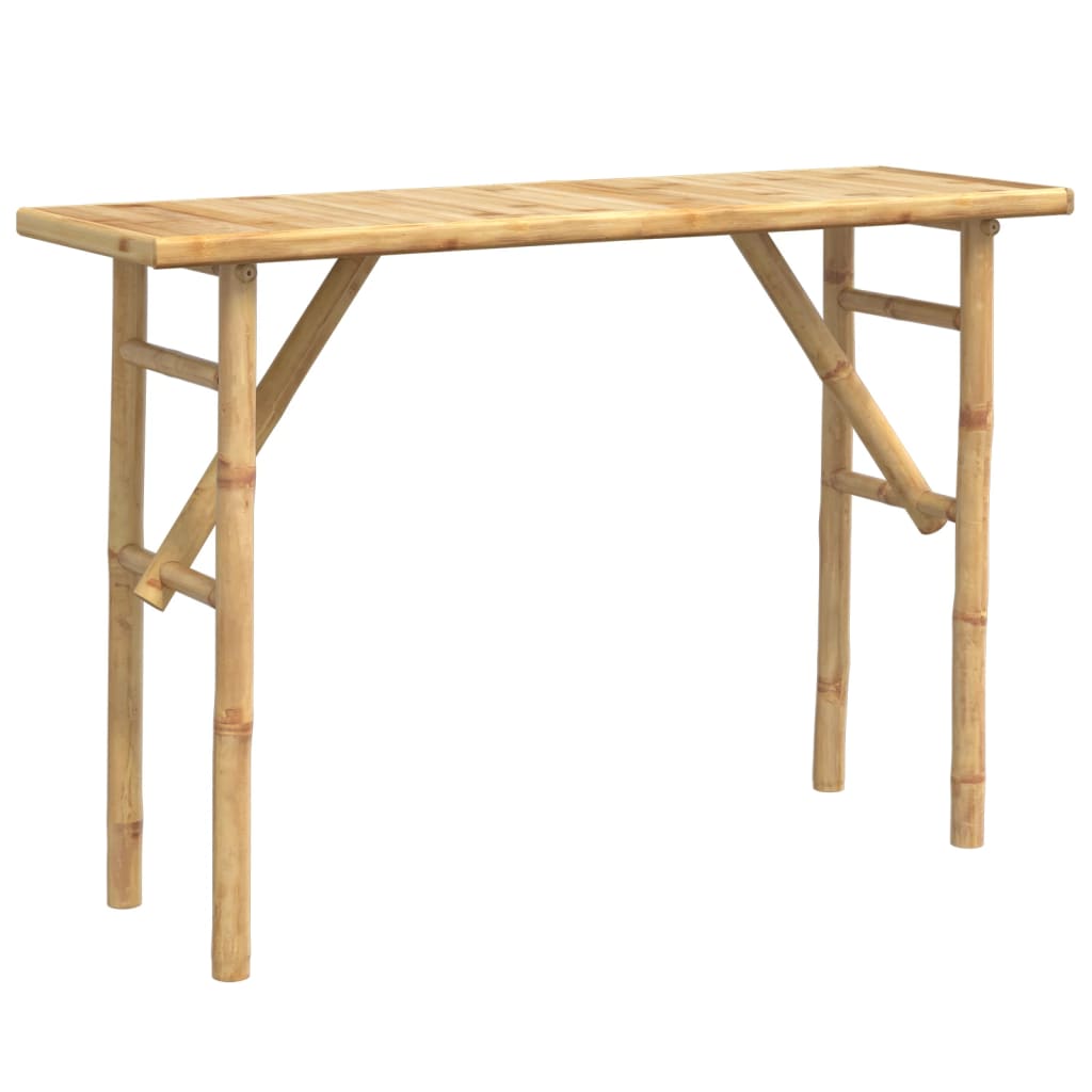 vidaXL Console Table 115x39x72" Bamboo