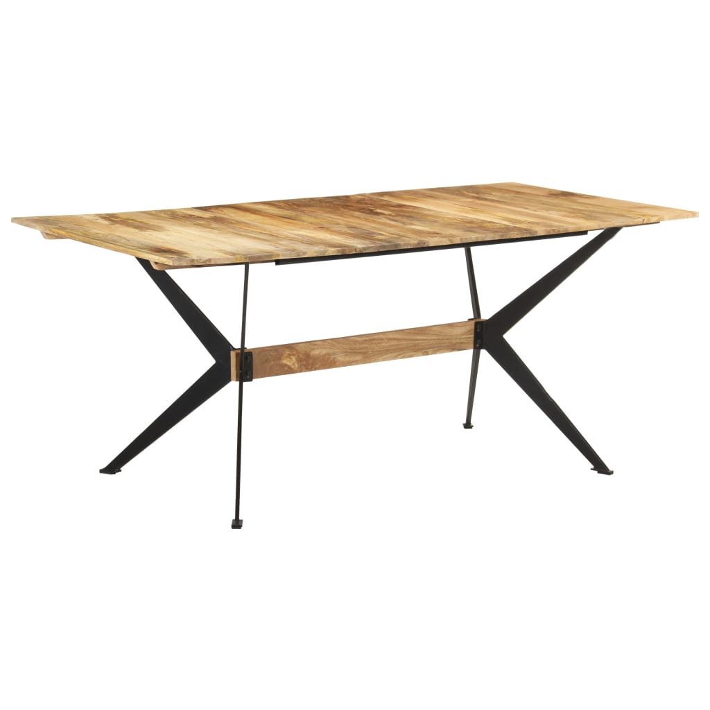 vidaXL Dining Table 70.9"x35.4"x29.9" Solid Mango Wood