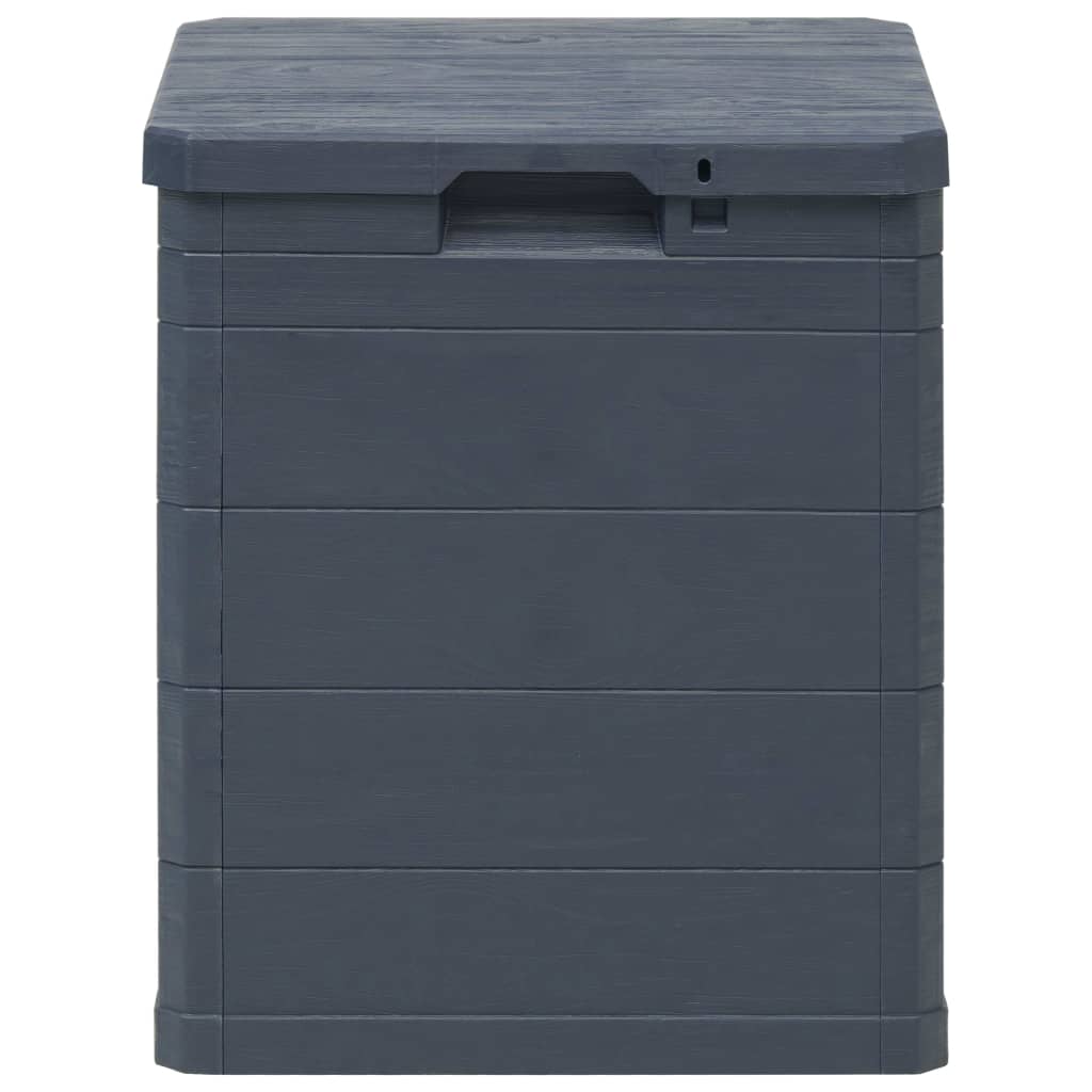 vidaXL Patio Storage Box 23.8 gal Anthracite