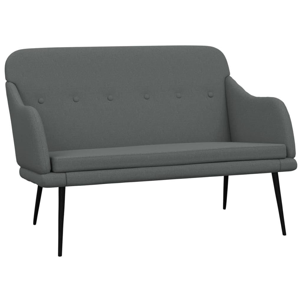 vidaXL Bench Dark Gray 43.3"x29.9"x31.5" Fabric