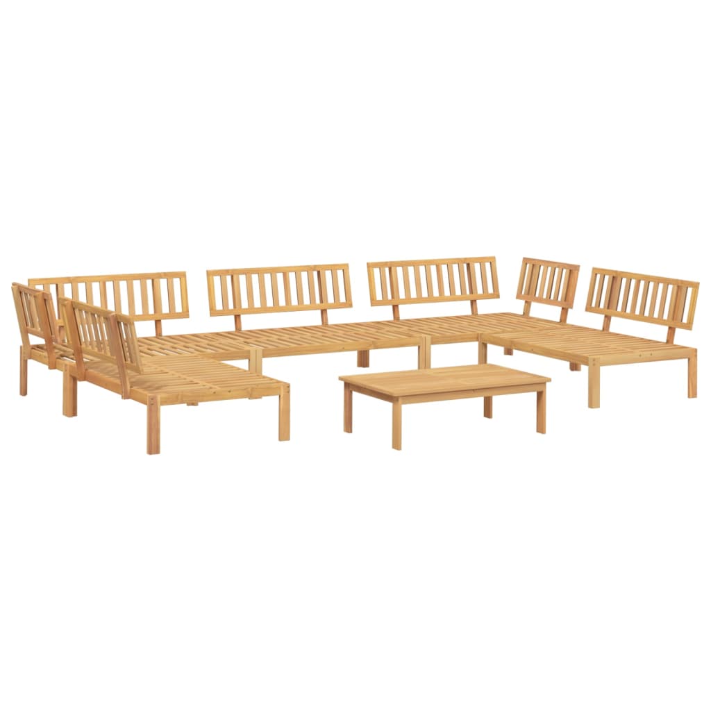 vidaXL 6 Piece Patio Pallet Sofa Set Solid Wood Acacia