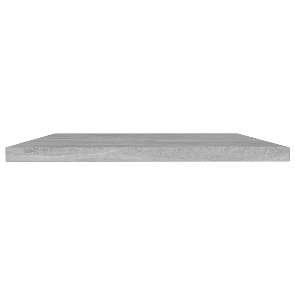 vidaXL Bookshelf Boards 8 pcs Concrete Gray 39.4"x11.8"x0.6" Engineered Wood