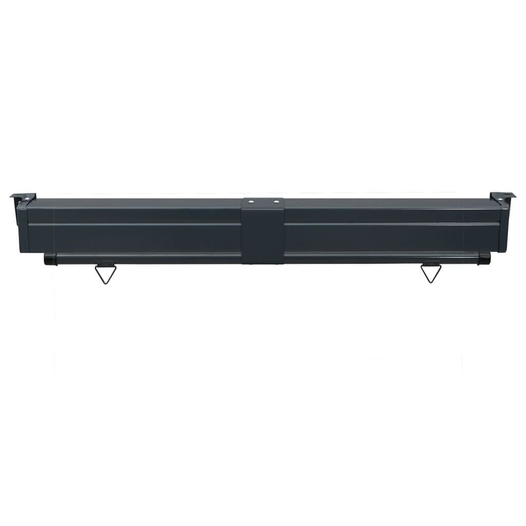 48424 vidaXL Balcony Side Awning 57.1"x98.4" Black