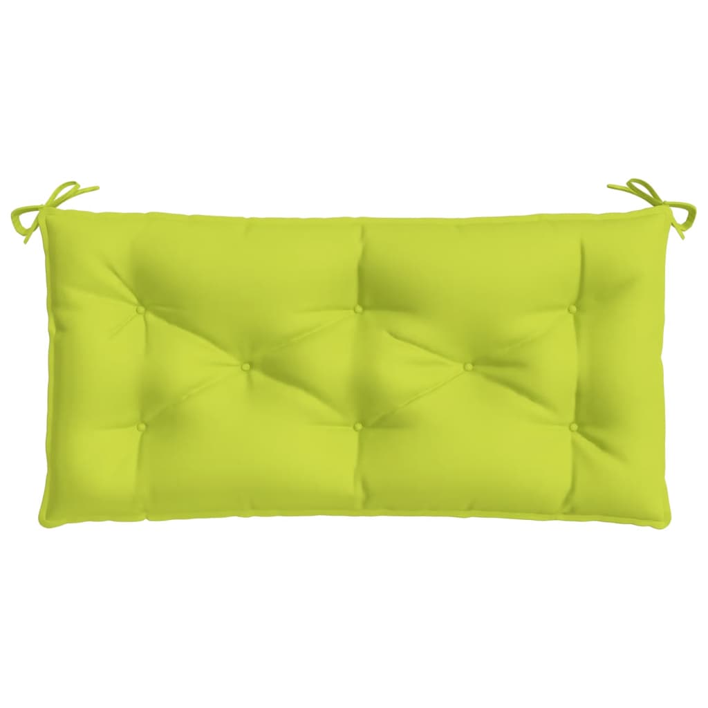 vidaXL Garden Bench Cushion Bright Green 43.3"x19.7"x2.8" Oxford Fabric